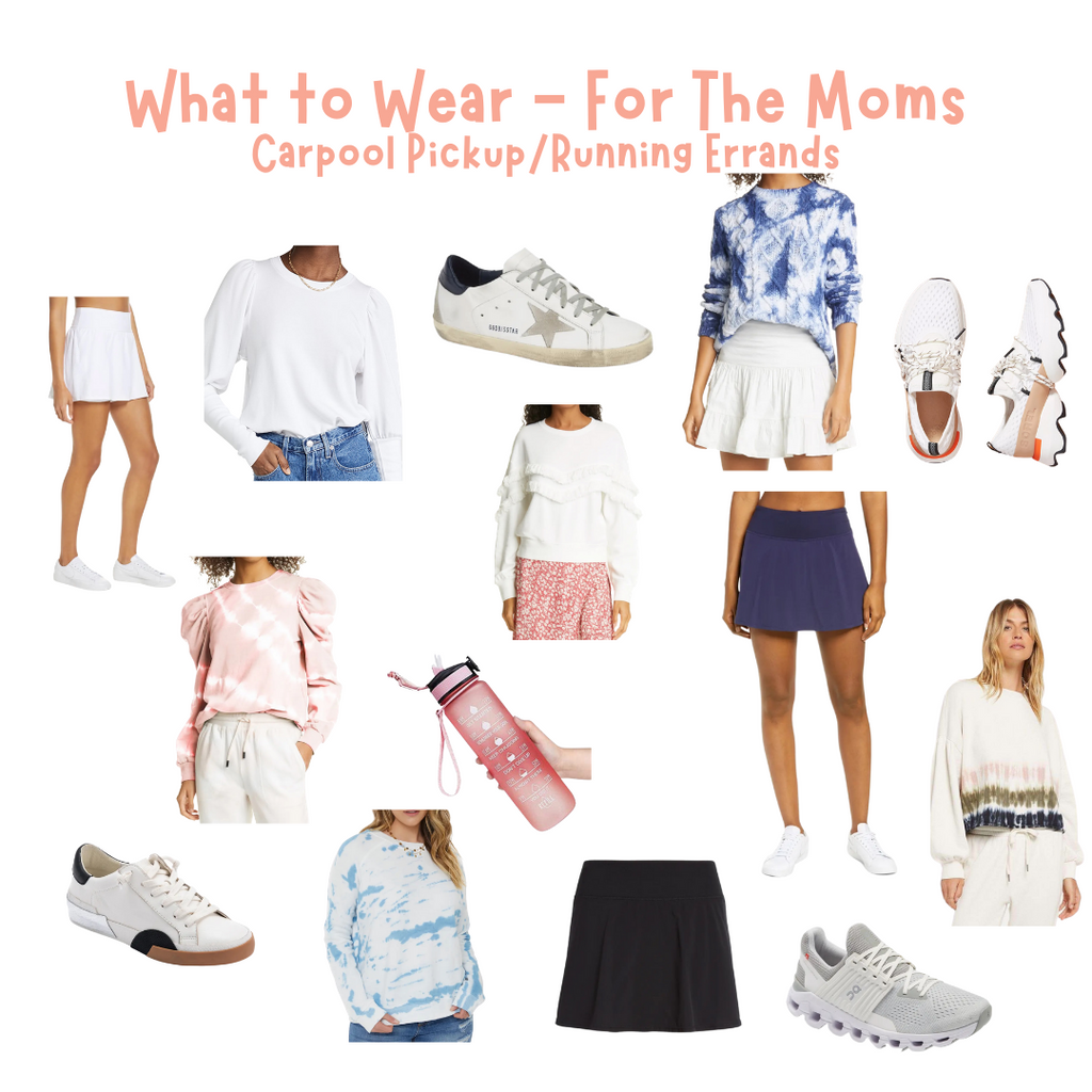 Carpool Pickup & Running Errands - What to Wear - For The Moms